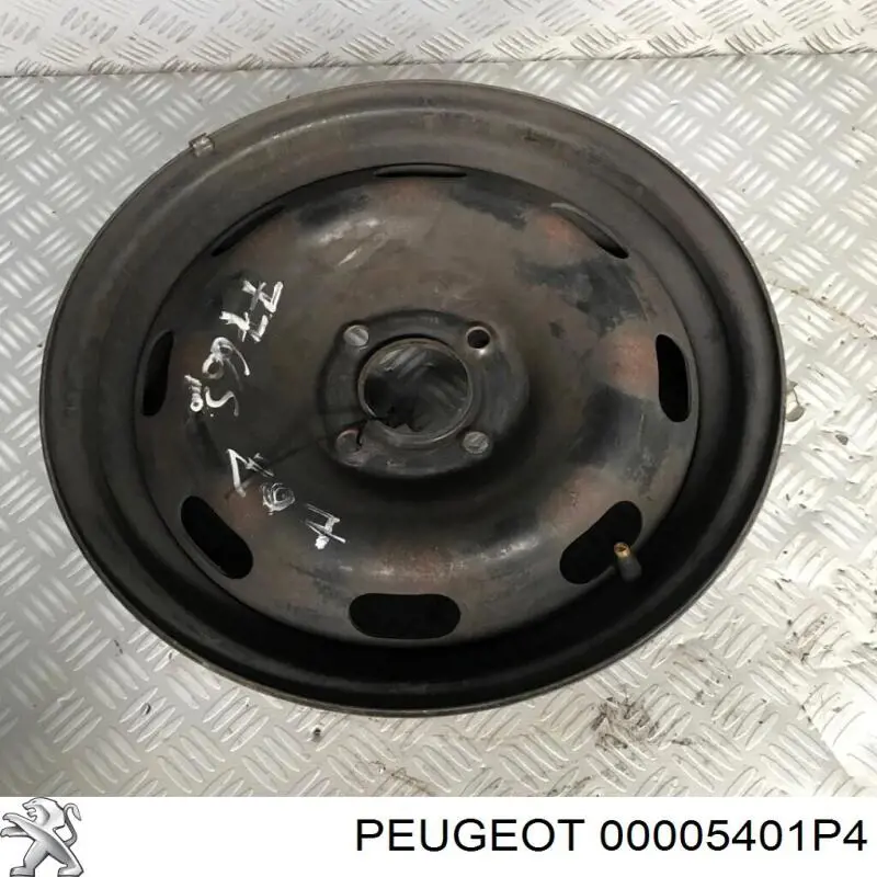 Диск колісний стальний (штампований) Peugeot 207 (WA, WC) (Пежо 207)