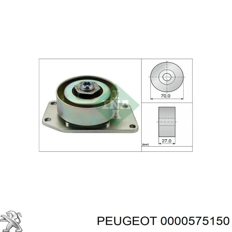 Натяжний ролик Peugeot/Citroen 0000575150 ціна, від 26.44 USD