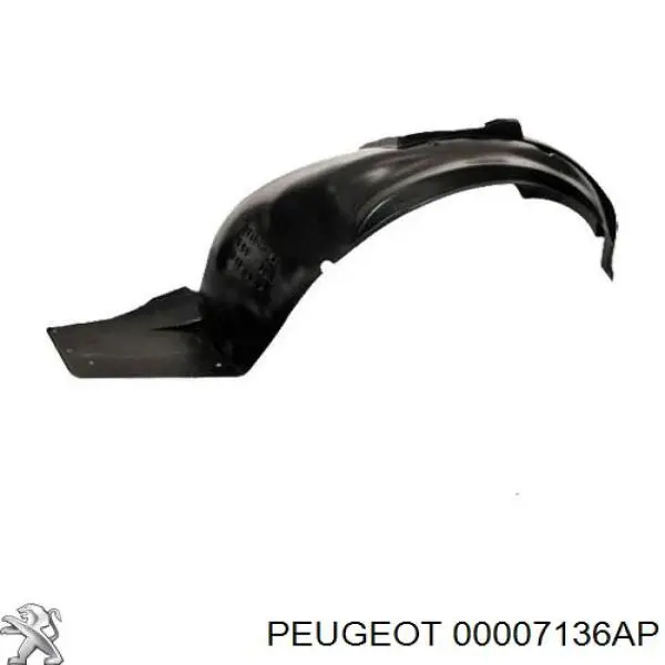 Подкрильнікі переднього крила, правий Peugeot/Citroen 00007136AP ціна, від 21.34 USD