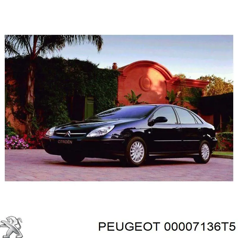 00007136T5 Peugeot/Citroen Підкрилок переднього крила, правий передній