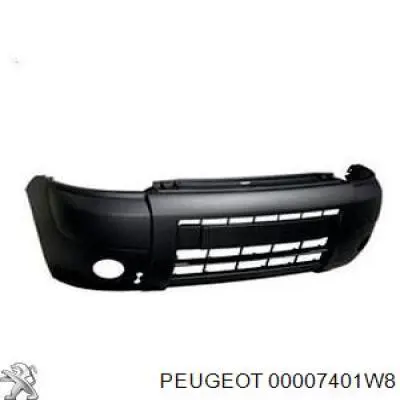 Бампер передній 00007401W8 Peugeot/Citroen