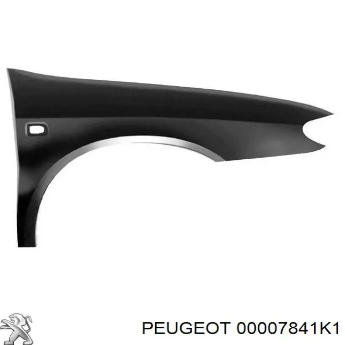 Крило переднє праве Peugeot/Citroen 7841K6 ціна, від 388.41 USD