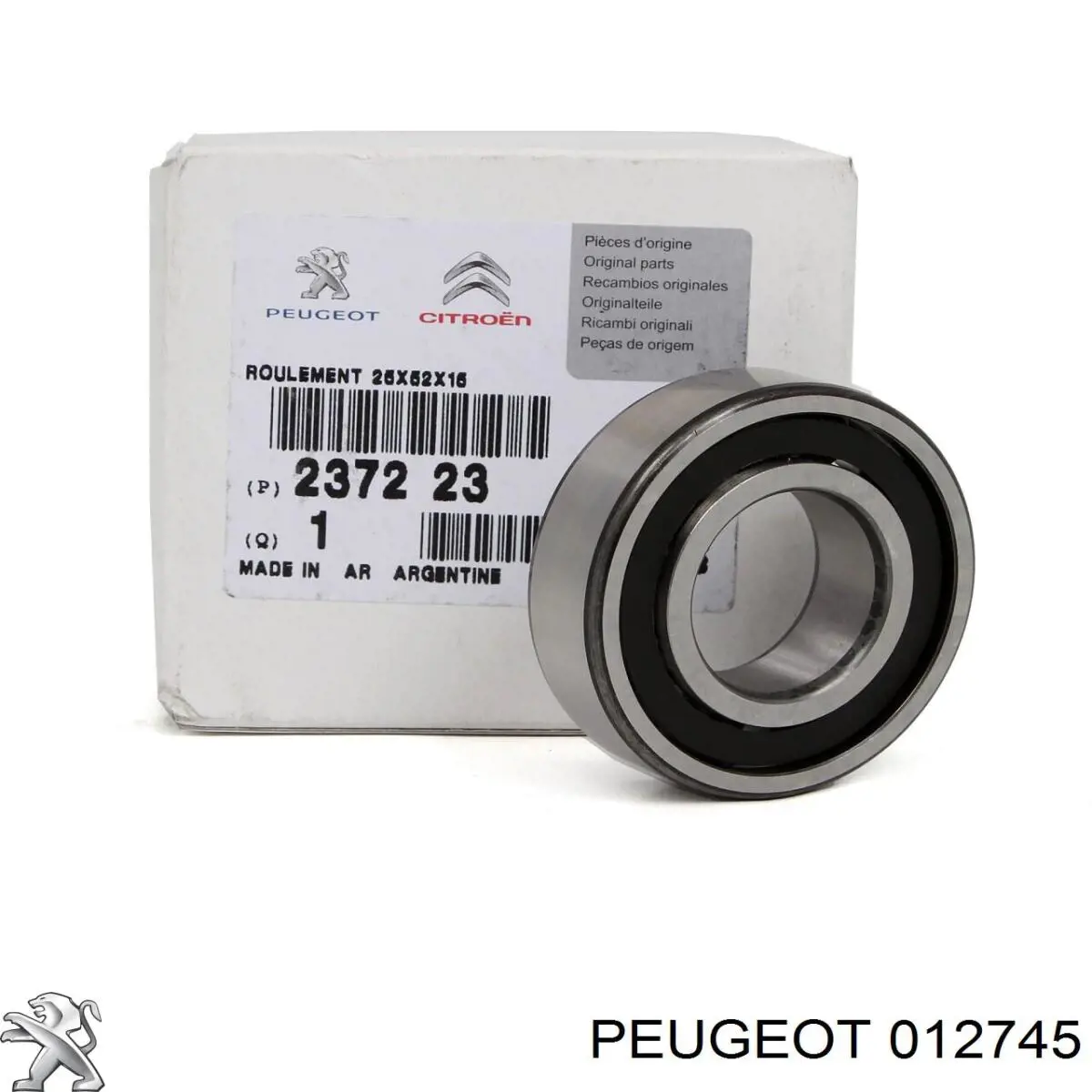Купити 012745 Peugeot/Citroen Сальник колінвала задній