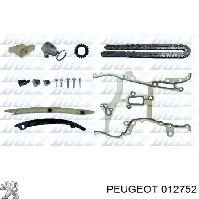 012752 Peugeot/Citroen сальник колінвала двигуна, передній