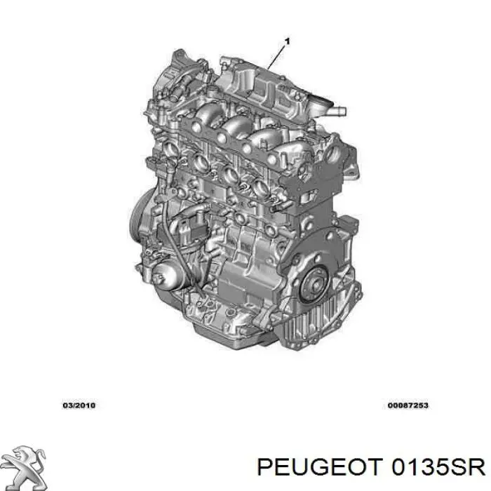 0135SR Peugeot/Citroen Мотор в зборі