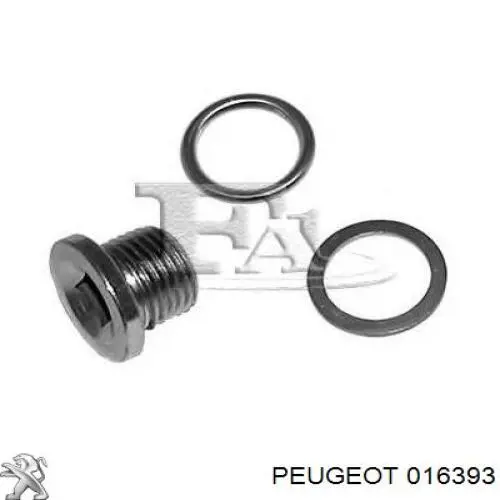 Пробка піддона двигуна Peugeot/Citroen 016393 ціна, від 1.87 USD