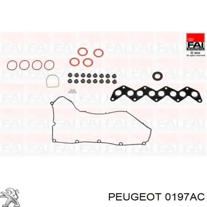 Купити 0197AC Peugeot/Citroen Комплект прокладок