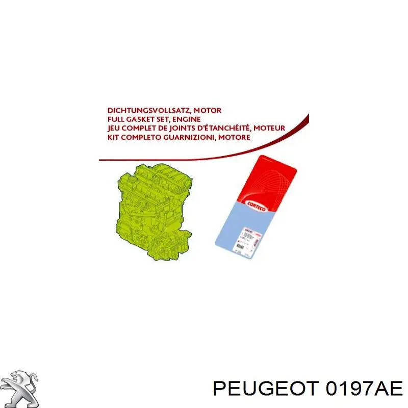 Комплект прокладок двигуна, повний Victor Reinz 013657101 ціна, від 80.44 USD