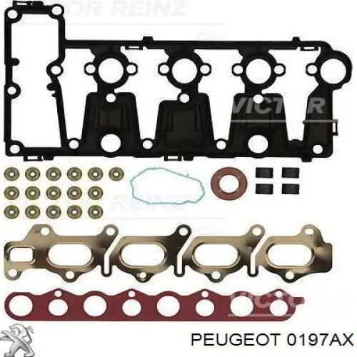 Комплект прокладок двигуна, повний Peugeot/Citroen 0197AX ціна, від 48.35 USD