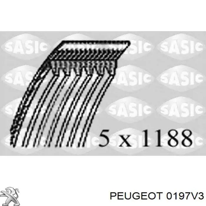 Купити 0197V3 Peugeot/Citroen Комплект прокладок двигуна, верхній