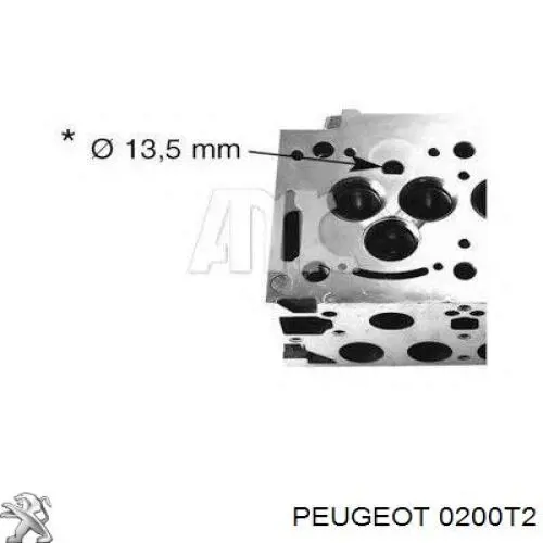 0200T2 Peugeot/Citroen головка блока циліндрів (гбц)