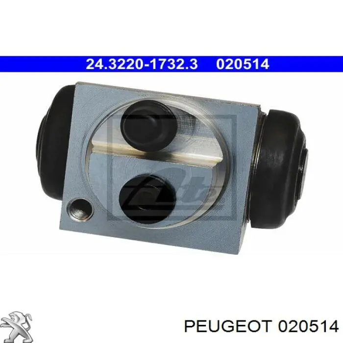 020514 Peugeot/Citroen Датчик ABS задній лівий