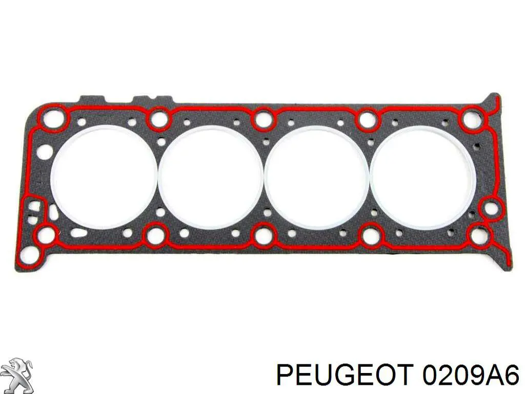 0209A6 Peugeot/Citroen прокладка головки блока циліндрів (гбц)