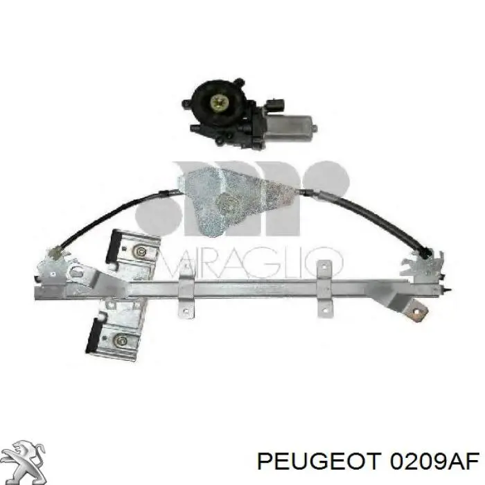 0209AF Peugeot/Citroen прокладка головки блока циліндрів (гбц)
