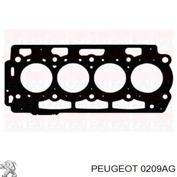 Прокладка головки блока циліндрів (ГБЦ) Ford 1146052