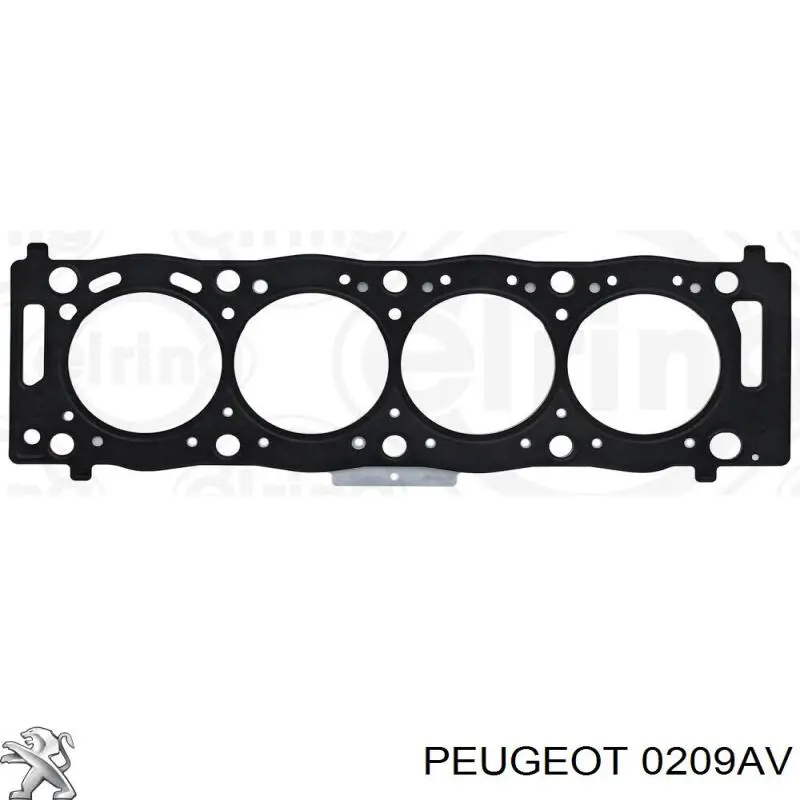 0209AV Peugeot/Citroen прокладка головки блока циліндрів (гбц)
