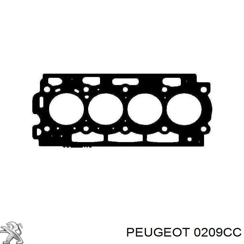 0209CC Peugeot/Citroen прокладка головки блока циліндрів (гбц)