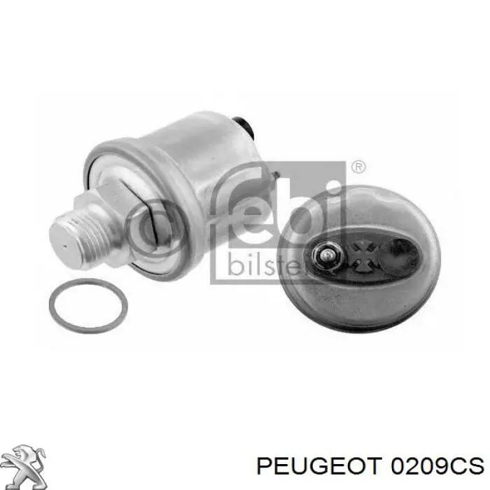 0209CS Peugeot/Citroen прокладка головки блока циліндрів (гбц, права)