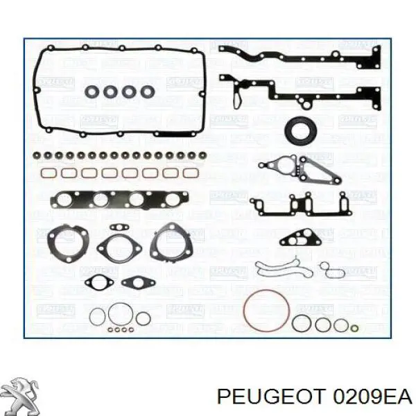 0209EA Peugeot/Citroen прокладка головки блока циліндрів (гбц)
