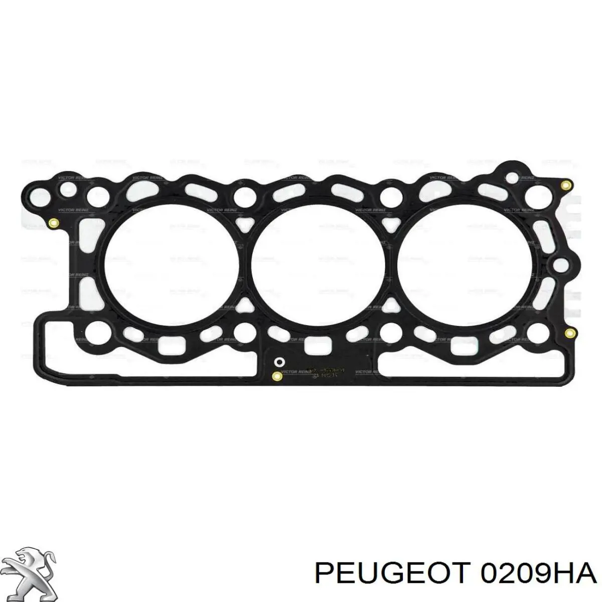 Прокладка головки блока циліндрів (ГБЦ) 0209HA Peugeot/Citroen