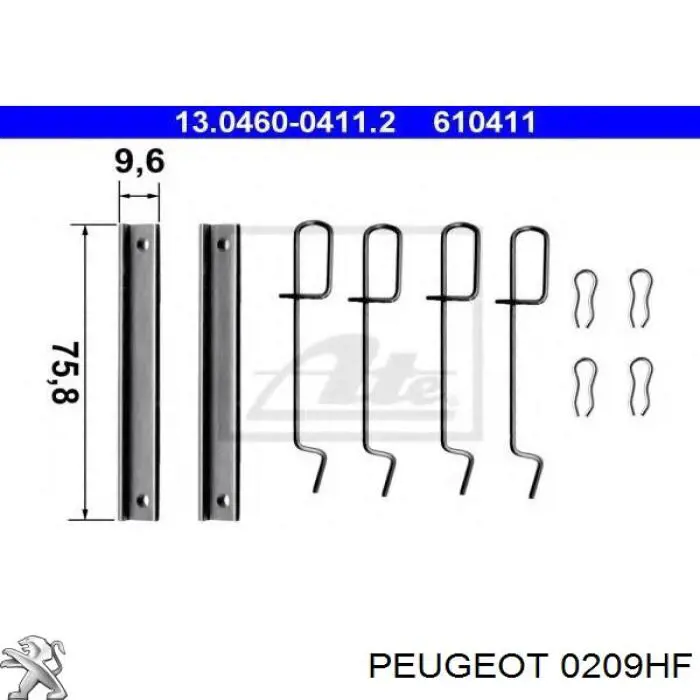 Прокладка ГБЦ Peugeot/Citroen 0209HF ціна, від 59.01 USD