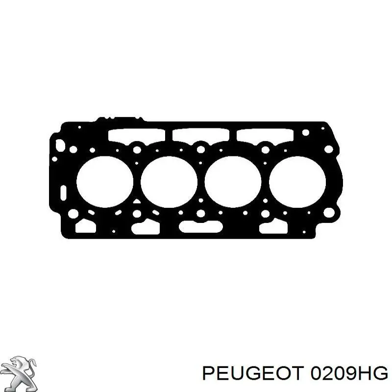 0209HG Peugeot/Citroen прокладка головки блока циліндрів (гбц)