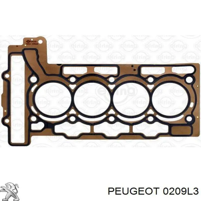 0209L3 Peugeot/Citroen прокладка головки блока циліндрів (гбц)