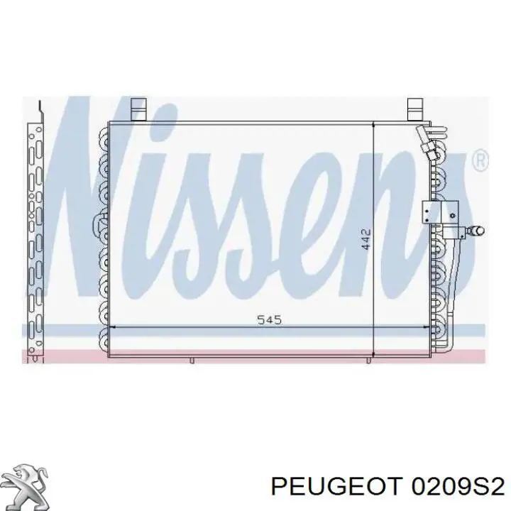 Купити 0209S2 Peugeot/Citroen Прокладка ГБЦ