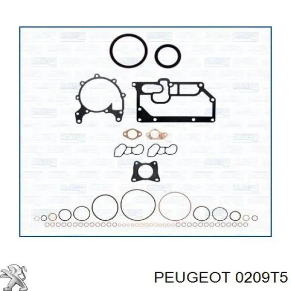 0209T5 Peugeot/Citroen прокладка головки блока циліндрів (гбц)
