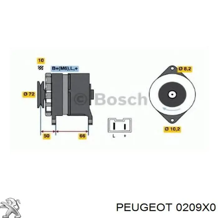 0209X0 Peugeot/Citroen прокладка головки блока циліндрів (гбц)