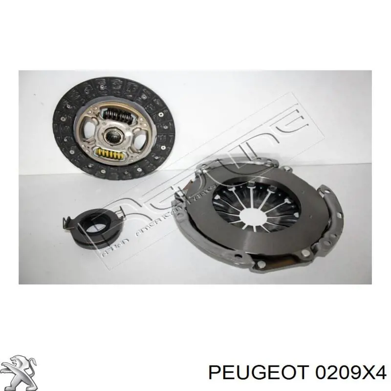0209X4 Peugeot/Citroen прокладка головки блока циліндрів (гбц)