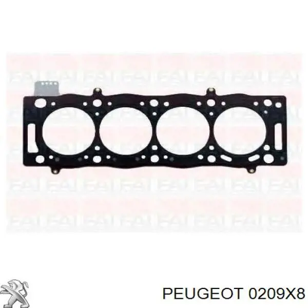 0209X8 Peugeot/Citroen прокладка головки блока циліндрів (гбц)