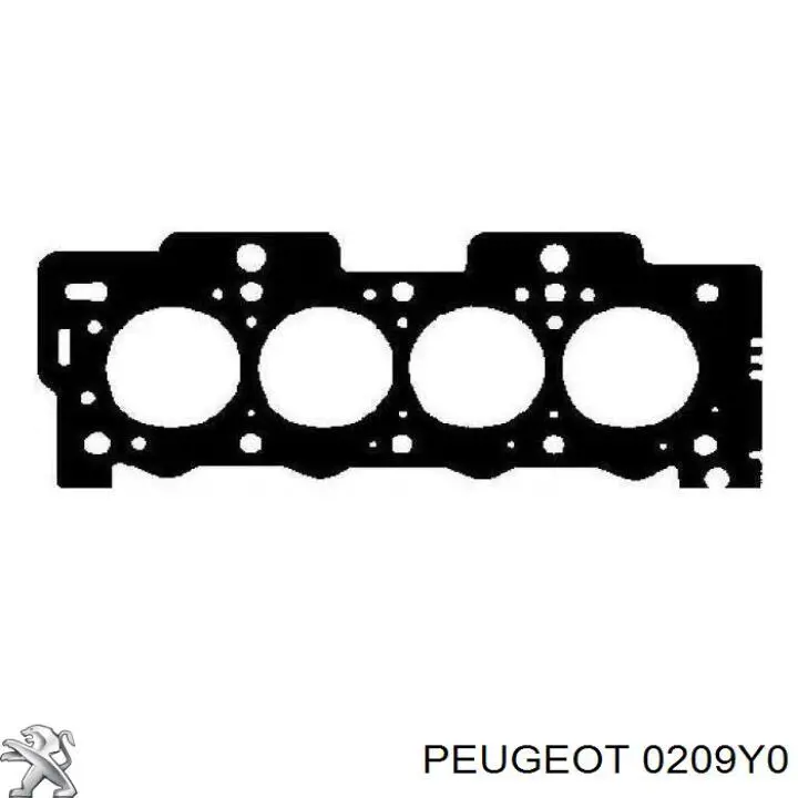 0209Y0 Peugeot/Citroen прокладка головки блока циліндрів (гбц)