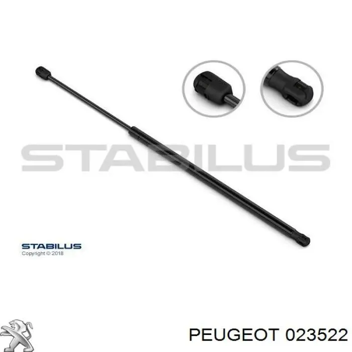 Амортизатор двері задньої Peugeot/Citroen 023522 ціна, від 22.71 USD