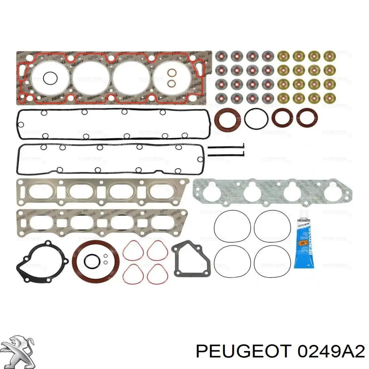 Прокладка клапанної кришки, ліва Peugeot/Citroen 00000249A2 ціна, від 6.04 USD