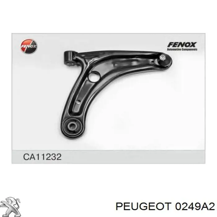 Купити 00000249A2 Peugeot/Citroen Прокладка клапанної кришки, ліва