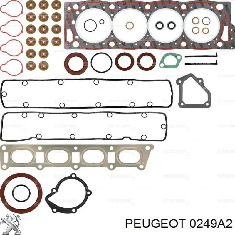Прокладка клапанної кришки, ліва 00000249A2 Peugeot/Citroen