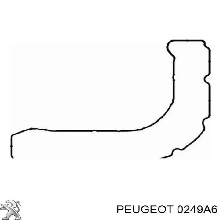 0249A6 Peugeot/Citroen прокладка клапанної кришки двигуна