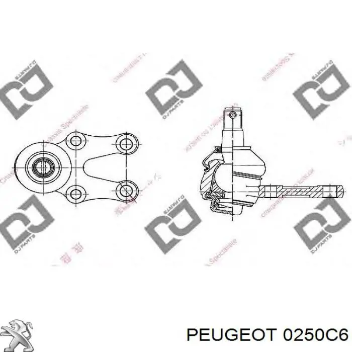 0250C6 Peugeot/Citroen болт головки блока циліндрів, гбц