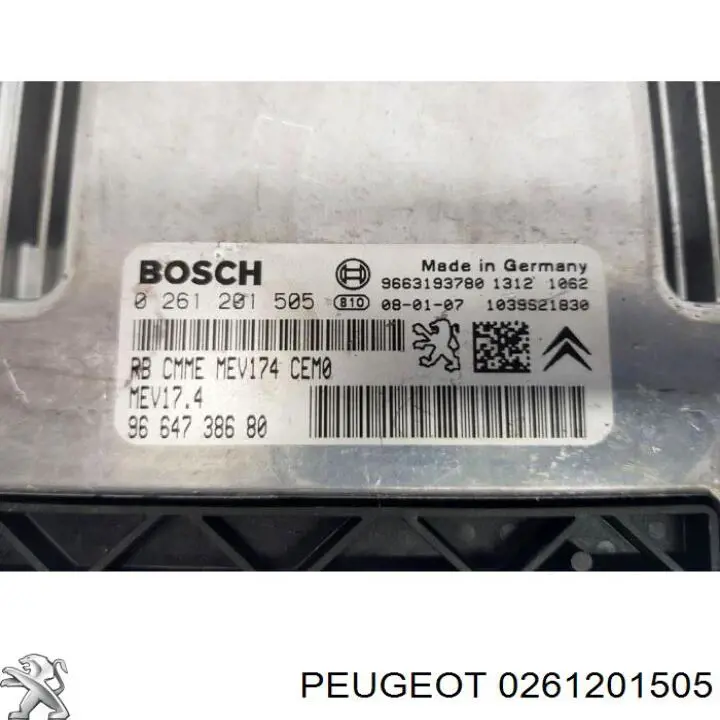 Купити 1943KZ Peugeot/Citroen Модуль управління двигуном