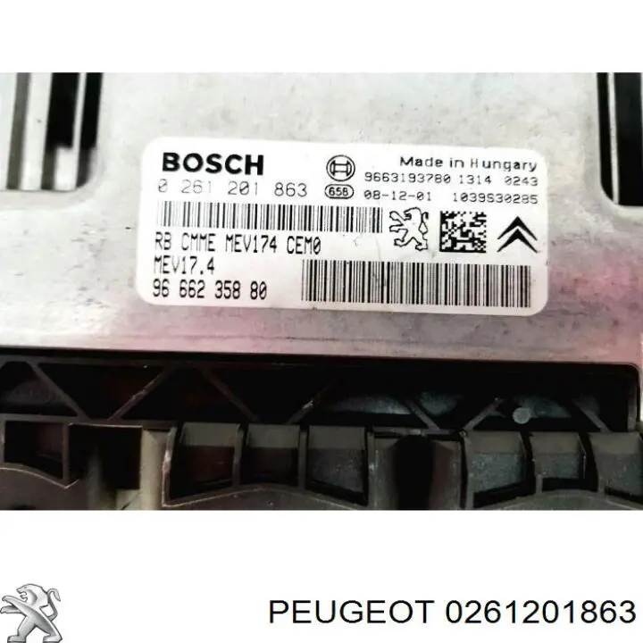  Peugeot/Citroen 0261201863 ціна, від 64.90 USD
