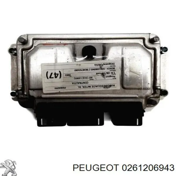 Електронний блок керування двигуном 261206943 Peugeot/Citroen