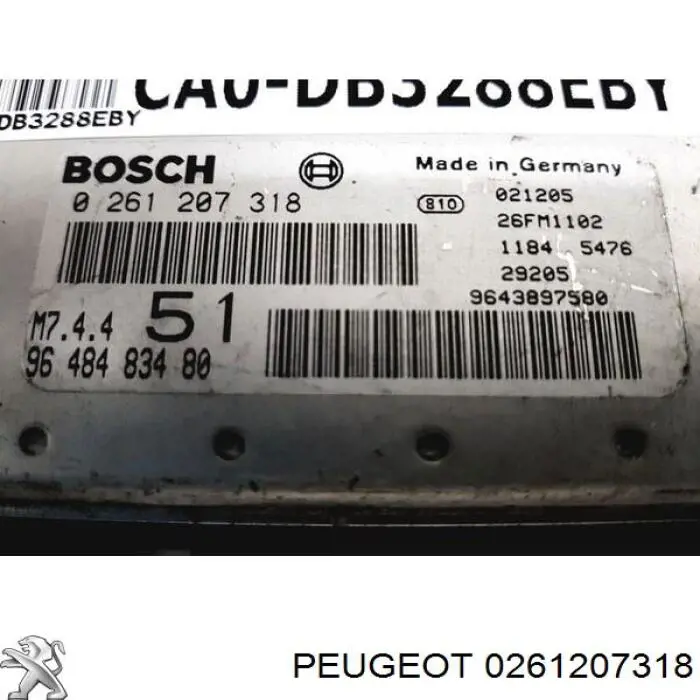  0261207318 Peugeot/Citroen