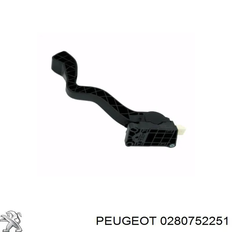 0280752235 Peugeot/Citroen Педаль газу (акселератора)