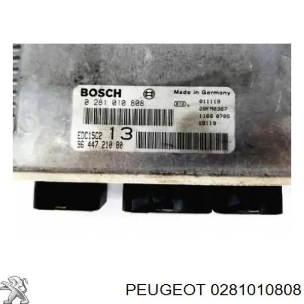 Купити 0281010808 Peugeot/Citroen Модуль управління двигуном