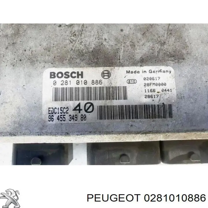 Купити 0281010886 Peugeot/Citroen Модуль управління двигуном