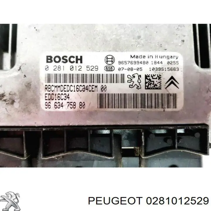 Блок двигуна Peugeot/Citroen 0281012985