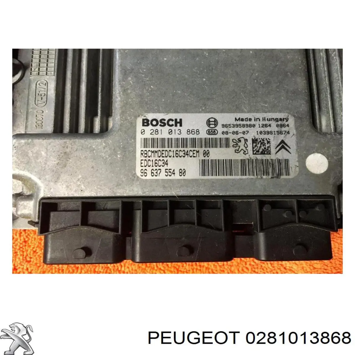 Купити 0281013868 Peugeot/Citroen Модуль управління двигуном