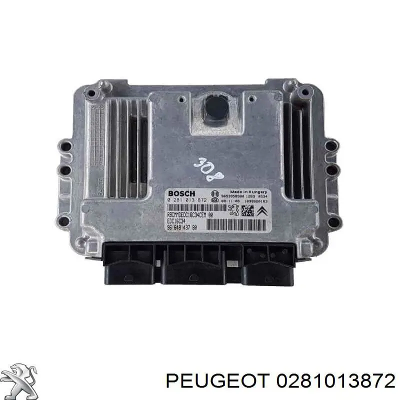 0281013872 Peugeot/Citroen модуль (блок керування (ЕБУ) двигуном)