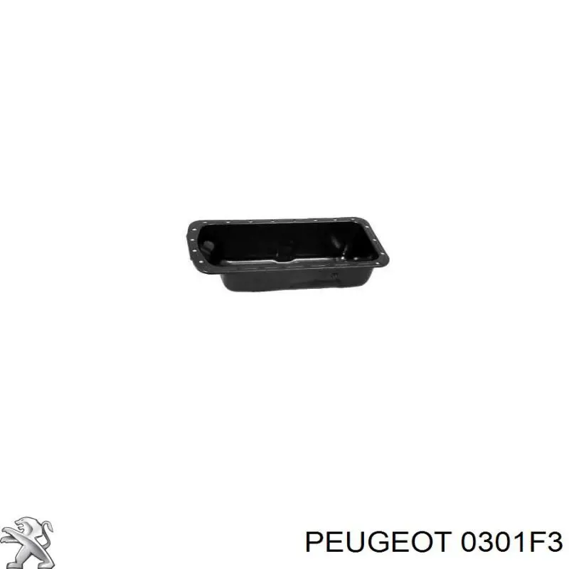 Піддон масляний картера двигуна 0301F3 Peugeot/Citroen